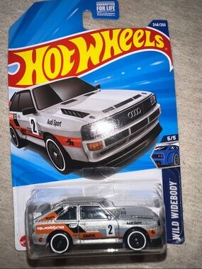 2025 Hot Wheels P Case Treasure Hunt 84 Audi Sport Quattro Wild Widebody NEW